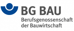Logo BG BAU, Berufsgenossenschaft der Bauwirtschaft